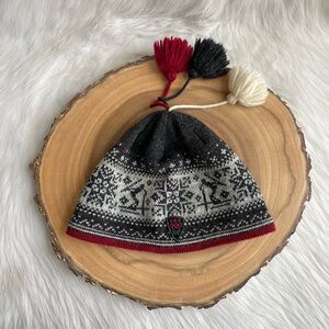 Dale of Norway vintage Olympic US Ski team Nordic wool insulated beanie hat